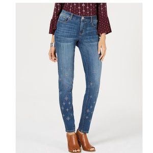 Style & Co Jeans - STYLE & CO Embroidered Skinny Jeans Style & Co Jeans - STYLE & CO Embroidered Skinny Jeans